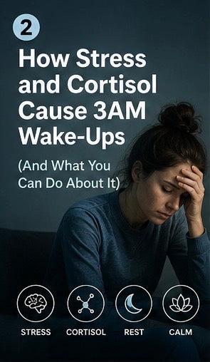 How Stress Causes 3AM Wake-Ups (And How to Calm Your Body at Night)