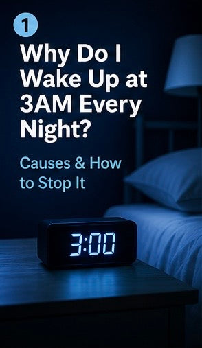Why Do I Keep Waking Up at 3AM? Causes + How to Stop It Naturally