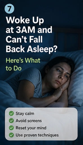 Woke Up at 3AM and Can’t Fall Back Asleep? Do This (Step-by-Step Guide)