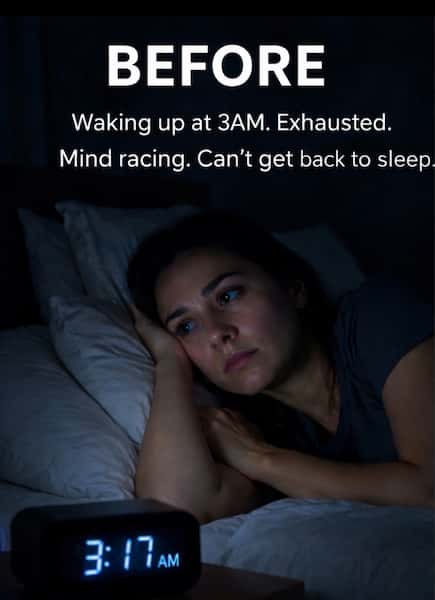 Why You Keep Waking Up at 3AM (And How to Stop It Naturally)